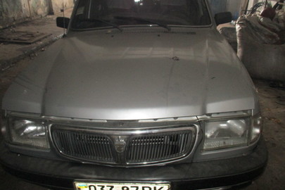 Автомобіль ГАЗ 3110, 2003 р.в., ДНЗ 033-87ВК, індефікаційний номер (VIN) 31100030565758