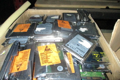 Жорсткі диски до комп'ютерів з ознаками використання в кількості 312 шт.