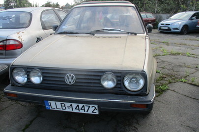 Автомобіль VOLKSWAGEN GOLF, 1988 р. в., реєстраційни номер LLB14472, № кузова: WVWZZZ19ZJB175131