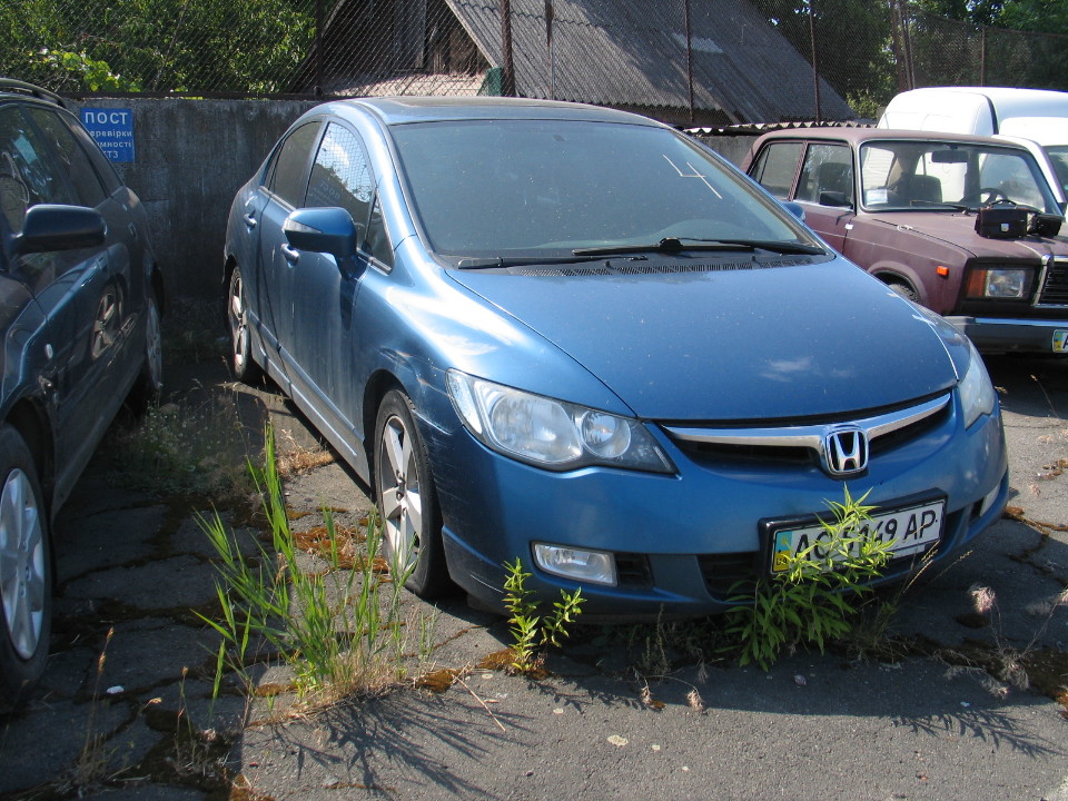 Автомобіль Honda CIVIC, 2008 р.в., ДНЗ АС5149АР, № кузова: NLAFD75708W060520