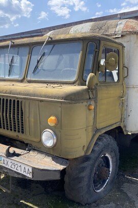 Вантажний транспортний засіб ГАЗ 66, днз АХ2921АА, 1984 р.а., № кузова 0368183, зеленого кольору
