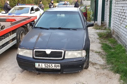 Автомобіль легковий ліфтбек, SKODA OСTAVIA, реєстраційний номер АI5265АМ, VIN – TMBDK41U06B066193, колір чорний, 2006 року випуску