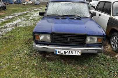 Легковий транспортний засіб марки: ВАЗ, модель 2107, 1999 року випуску, синього кольору, номерний знак АЕ8465ІС, номер кузова: XTA210700X1235673