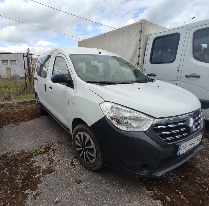 Автомобіль легковий RENAULT DOKKER, 2017 року випуску, номер шасі (кузов рама) VF10SRCL458025124, ДНЗ АА1447РО