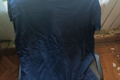 Футболки літні, синього кольору, кількість: 180 шт., різних розмірів, нові