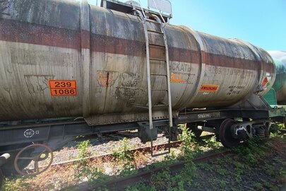 Цистерна газова, тип 5080, модель 917Р, номер вагону 58166992, рік виготовлення 1995