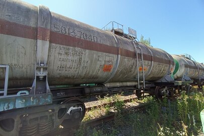 Цистерна газова, тип 5080, модель 917Р, номер вагону 58167040, рік виготовлення 1995