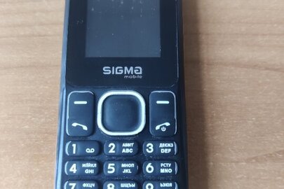 Мобільний телефон "SIGMA" з сім-карткою оператора "Київстар" №096-643-56-47, (бувший у використанні)