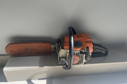 Конфіскація майна згідно виконавчого листа :Бензопила марки "STIHL" моделі "MS"-180, бувша у використанні