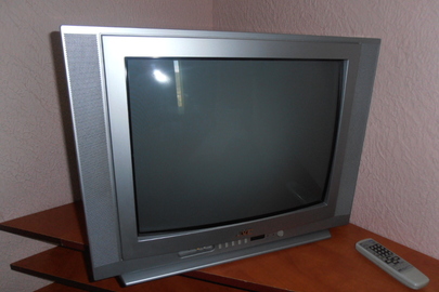 Телевізор марки "JVC" модель AV-2135ЕЕ, бувший у використанні, сірого кольору