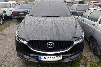 Транспортний засіб - автомобіль марка: MAZDA, модель CX-5, шасі (кузов, рама) JM3KFBCL0H0217723, 2017 року випуску, тип – ЗАГАЛЬНИЙ ЛЕГКОВИЙ УНІВЕРСАЛ, колір – ЧОРНИЙ, державний номер АЕ8188КВ