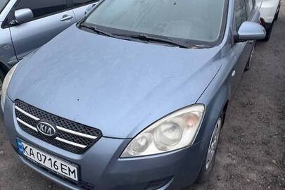 Транспортний засіб - автомобіль марки KIA, модель CEED, шасі (кузов, рама) U5YFF24128L067503, 2007 року випуску,  тип – ЗАГАЛЬНИЙ ЛЕГКОВИЙ ХЕТЧБЕК, колір – СИНІЙ, державний номер КА0716ЕМ