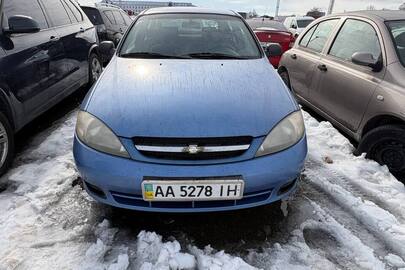 Транспортний засіб - автомобіль марки Chevrolet, модель Lacetti, 2006 р.в., колір - синій, номер шасі (кузов, рама) KL1NF486E6K400174, Y6DNF486E6K400174, державний номер АА5278ІН