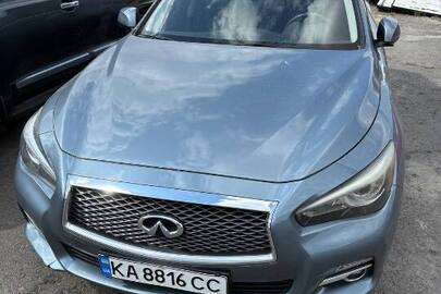 Транспортний засіб - автомобіль марки INFINITI, модель Q50, ідентифікаційний номер т/з JN1EV7AP9HM742044, 2017 року випуску, тип ЗАГАЛЬНИЙ ЛЕГКОВИЙ СЕДАН, колір – СІРИЙ, державний номер КА8816СС