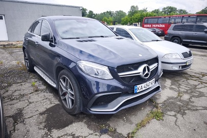 Транспортний засіб - автомобіль марки MERCEDES-BENZ, модель GLE 400, № шасі (кузов, рама) WDC2923561A030808, 2016 року випуску, тип –ЗАГАЛЬНИЙ ЛЕГКОВИЙ УНІВЕРСАЛ, колір – СИНІЙ, державний номер КА4347КР