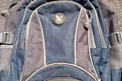 Рюкзак сіро-синього кольору, б/в