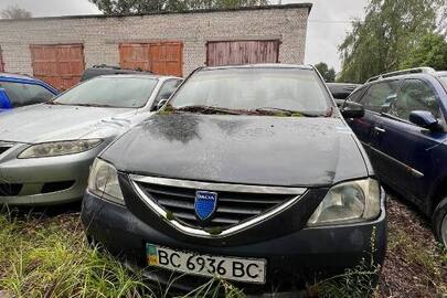 DACIA, модель LOGAN, 2007 р. в., д. н. ВС6936ВС, сірого кольору, номер кузову: UU1LSDAGH37864097