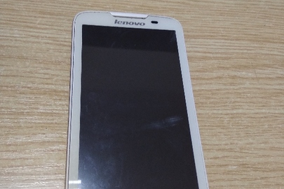 Мобільний телефон марки "Lenovo" A 820 білого кольору, IMEI: 861213026819364