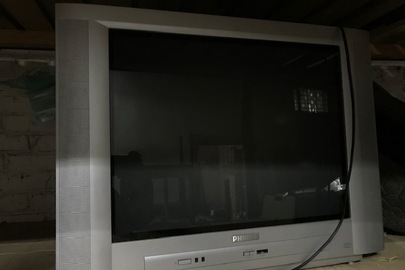 Телевізор марки PHILIPS, сірого кольору, серійний номер 25РТ5207/605