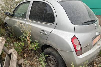 Конфісковане майно за рішенням суду: легковий автомобіль Nissan Micra, реєстраційний номер HTT623, 2005 року випуску, VIN - код: SJNFDAK12U1365582