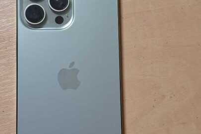 Майно конфісковане за рішенням суду: мобільний термінал марки «Iphone» моделі «16 Pro Мах», б/в 