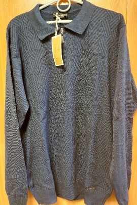 Светр поло, т/м «Canali», колір синій, розмір – 3XL, новий