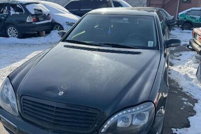 Легковий автомобіль MERCEDES-BENZ, модель 320S, державний номер BI6649IE, 2000 року випуску, колір чорний, VIN WDB2200651A167878