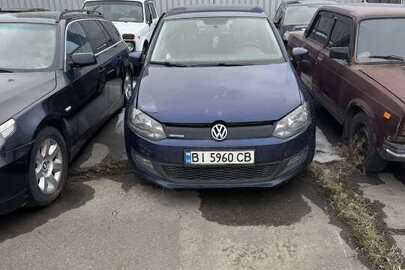 Легковий автомобіль VOLKSWAGEN, модель POLO, державний номер ВІ5960СВ, 2011 року випуску, колір синій, VIN WVWZZZ6RZCY109146