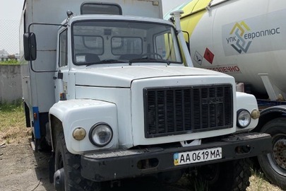 Транспортний засіб ГАЗ 33081-50, типу вантажний спеціальний – С, номер кузова Х96330810В1005386 330700В0189699, 2011 року випуску, реєстраційний номер AA0619МА