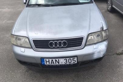 Колісний транспортний засіб AUDI  A6, 1998 року випуску, VIN WAUZZZ4BZWN166316, сірого кольору, номерний знак HAN 305 (НЕРОЗМИТНЕНИЙ)