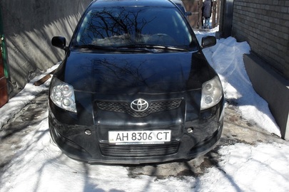 Легковий автомобіль TOYOTA AURIS 1.6 L, 2008 р.в., номер кузова: NMTKV58EX0R026690, д/н АН8306СТ