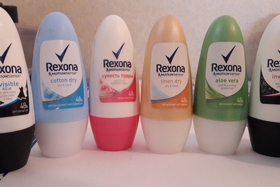 Антиперспірант "REXONA" в асортименті у кількості 16 шт.