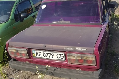 Автомобіль ВАЗ 2107, 1982 р.в., номер кузова: XTA210700C0003415, д/н АЕ0779СВ