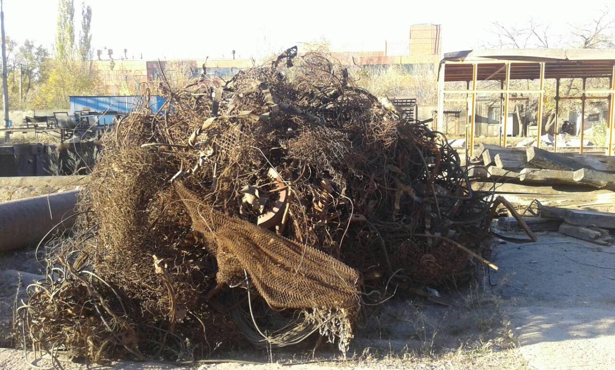 Брухт чорного металу вагою 260 кг