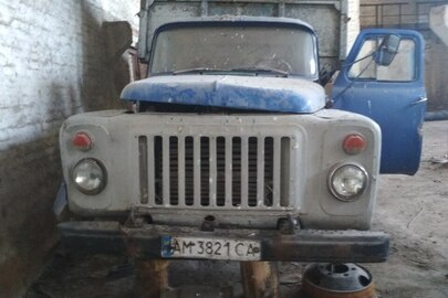 Вантажний автомобіль ГАЗ-САЗ 3507, р.в.1984, днз АМ3821СА, колір синій, самоскид, номер шасі 0875987