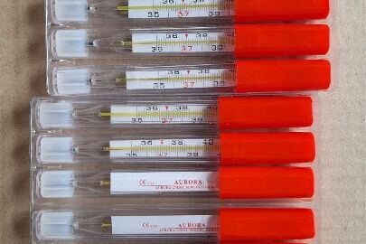 Конфісковане майно, згідно виконавчого листа: ртутні градусники марки «Аurоrа», кількість 12 шт, б/в