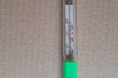 Конфісковане майно, згідно виконавчого листа: ртутний термометр марки «Igаг», кількість 1 шт, б/в