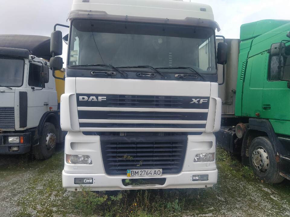 Сідловий тягач DAF 95 XF 430, 2006 року випуску, реєстраційний номер ВМ2764АО, номер кузова (шасі) №XLRTE47XS0E710196