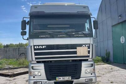 Сідловий тягач DAF TE 95 XF430 , 2005 року випуску, сірого кольору,  реєстраційний номер ВМ1801АР, номер кузова (шасі) №XLRTE47XS0E701850