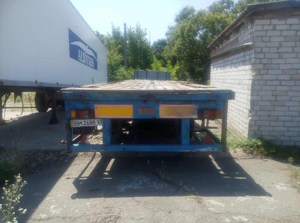 Напівпричіп бортовий BSS NV 342624L-CT, 1991 року випуску, ДНЗ ВН2688ХР, номер кузову: TKYNV3494N1200512