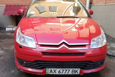 Автомобіль CITROEN C4, д.н.з.АХ6777ВК, 2008 року випуску, номер кузову VF7LANFUF74821608