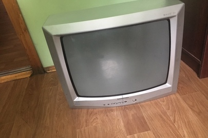 Телевізор "RAINFORD" з пультом, сірого кольору
