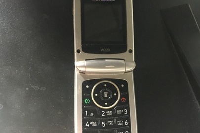 Мобільний телефон "МОТОРОЛА", модель W-220, сіро-чорного кольору
