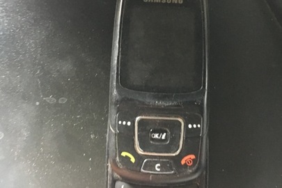 Мобільний телефон "SAMSUNG C200N", сіро-чорного кольору