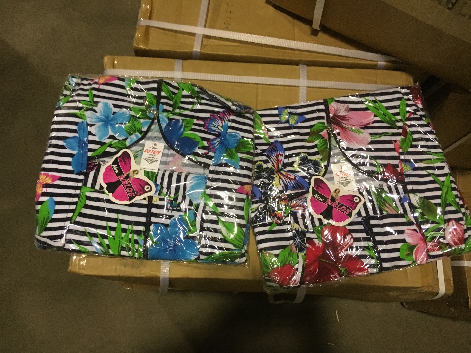 Одяг жіночій - халати в асортименті, в кількості 55 шт. 