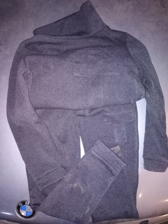 Костюм спортивний, утеплений, сірого кольору