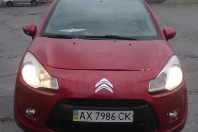 Автомобіль CITROEN, модель C3 SX, 2011 року випуску, державний номер АХ7986CK,номер кузову VF7SC8FP0BA580486