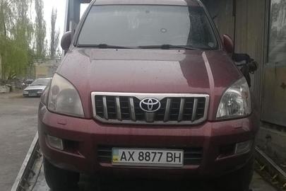 Легковий автомобіль TOYOTA LAND CRUISER 120, 2008 р.в., АХ8877ВН, № кузову JTEBU29JX05127373