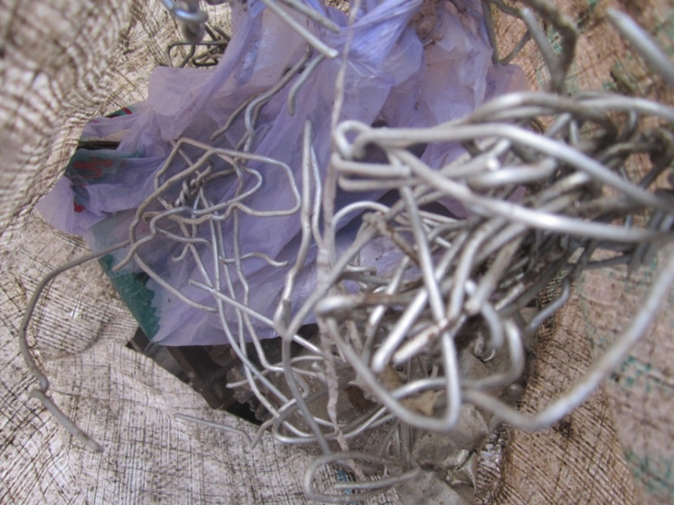 Металобрухт вагою 18,5 кг.