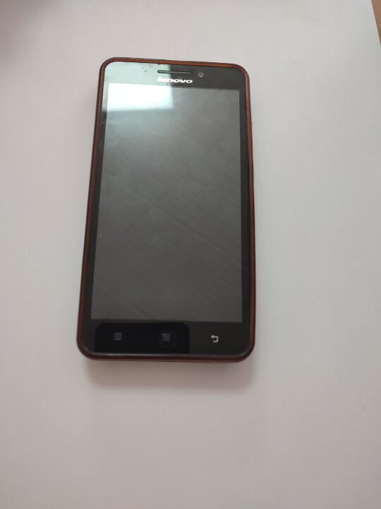 Мобільний телефон марки «LENOVO», IMEI - відсутній, чорного кольору, б/в